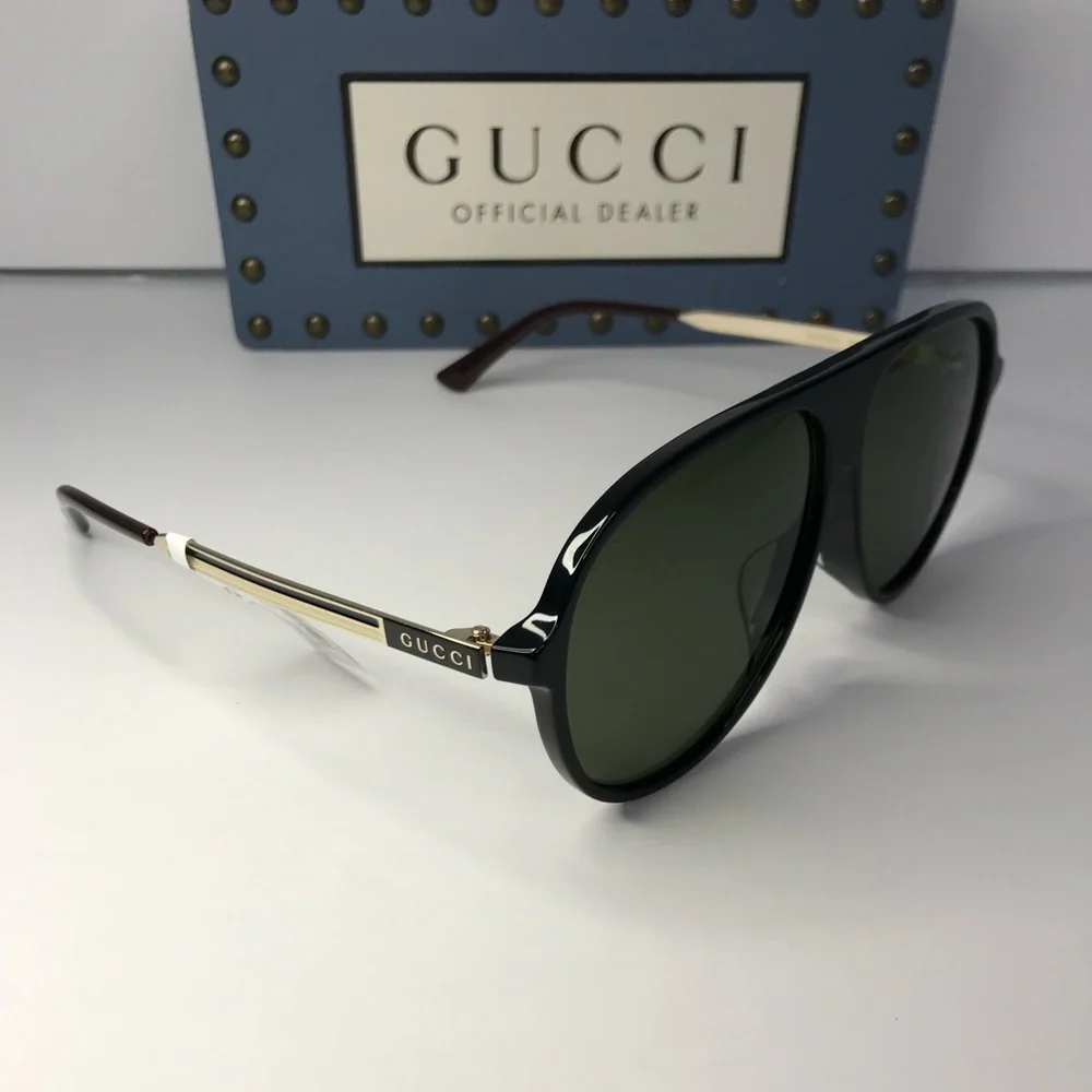 💯 - New Authentic GUCCI GG0829SA 002 Aviator Sunglasses